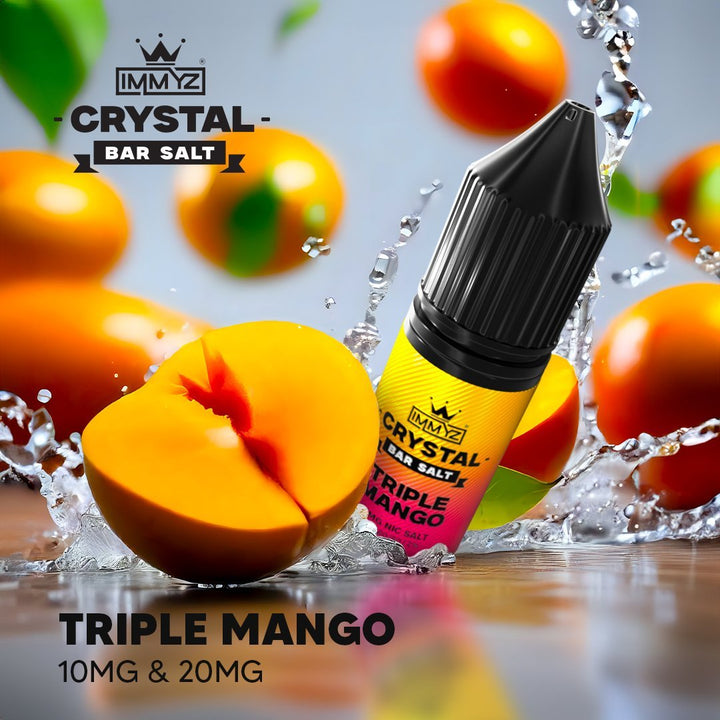 IMMYZ Crystal Bar Nic Salt 10ml E-liquid Pack of 10 - Vapingsupply