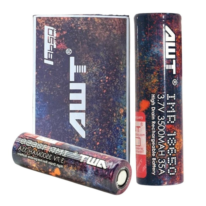 18650 AWT 3.7V 3500MAH 35A RAINBOW BATTERY [PACK OF 2] - Vapingsupply