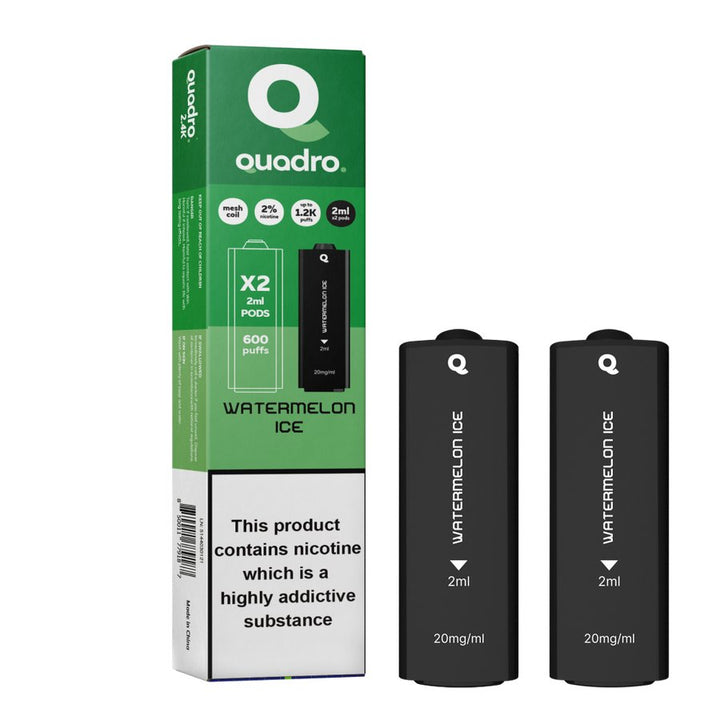 4 in 1 Quadro 2400 Puffs Replacement Pods Box of 10 - Vapingsupply