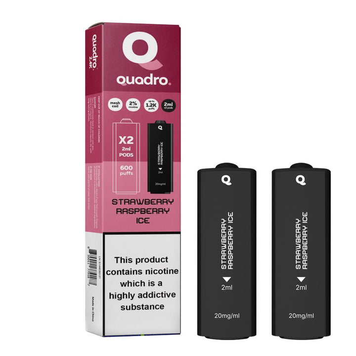 4 in 1 Quadro 2400 Puffs Replacement Pods Box of 10 - Vapingsupply