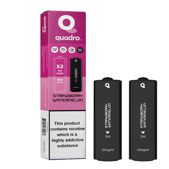 4 in 1 Quadro 2400 Puffs Replacement Pods Box of 10 - Vapingsupply