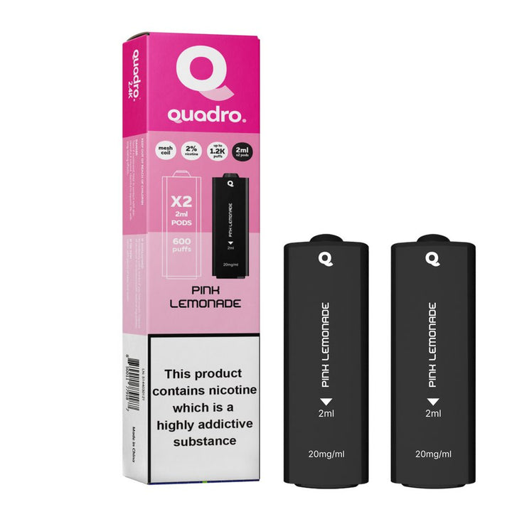 4 in 1 Quadro 2400 Puffs Replacement Pods Box of 10 - Vapingsupply