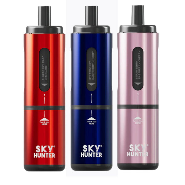 4 in 1 Sky Hunter 2600 Puffs Disposable Vape - Box of 5 - Vapingsupply