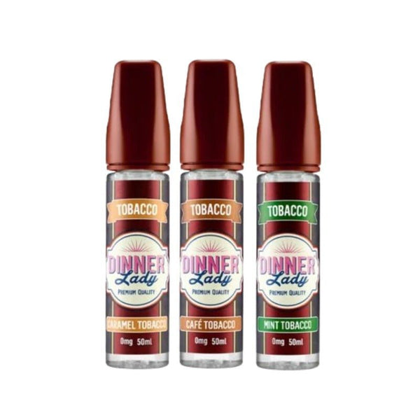 Dinner Lady Tobacco 50ml Shortfill - Vapingsupply