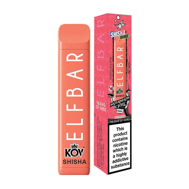 Elf Bar Kov Shisha Disposable Vape Pen - 20mg - Vapingsupply