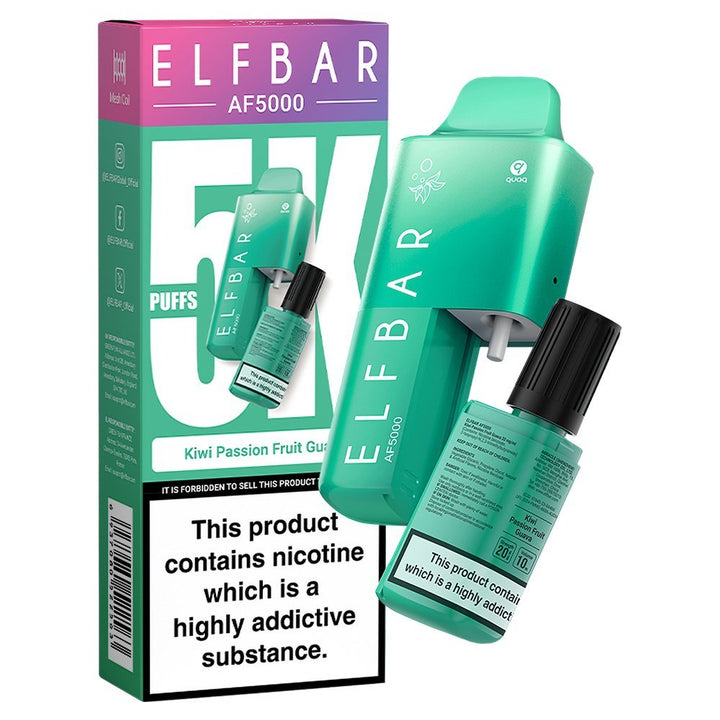 Elfbar AF5000 Puffs Disposable Vape Device - Box of 5 - Vapingsupply