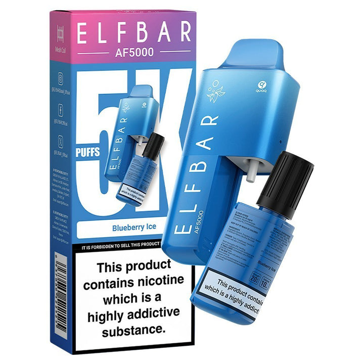 Elfbar AF5000 Puffs Disposable Vape Device - Box of 5 - Vapingsupply