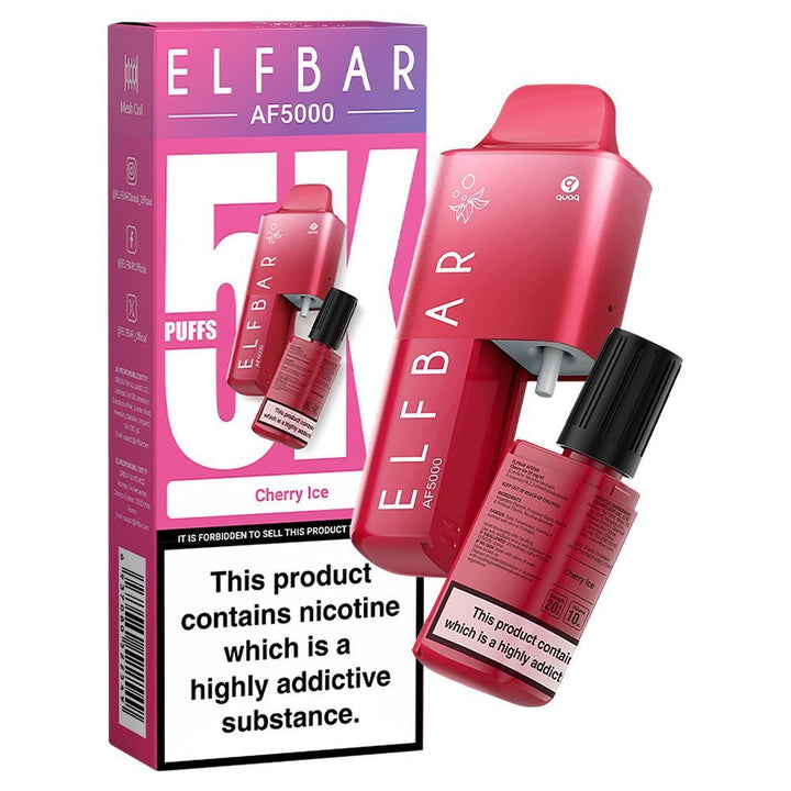 Elfbar AF5000 Puffs Disposable Vape Device - Box of 5 - Vapingsupply