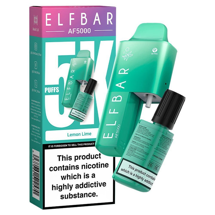 Elfbar AF5000 Puffs Disposable Vape Device - Box of 5 - Vapingsupply