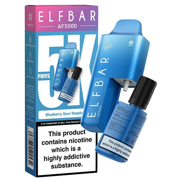 Elfbar AF5000 Puffs Disposable Vape Device - Box of 5 - Vapingsupply