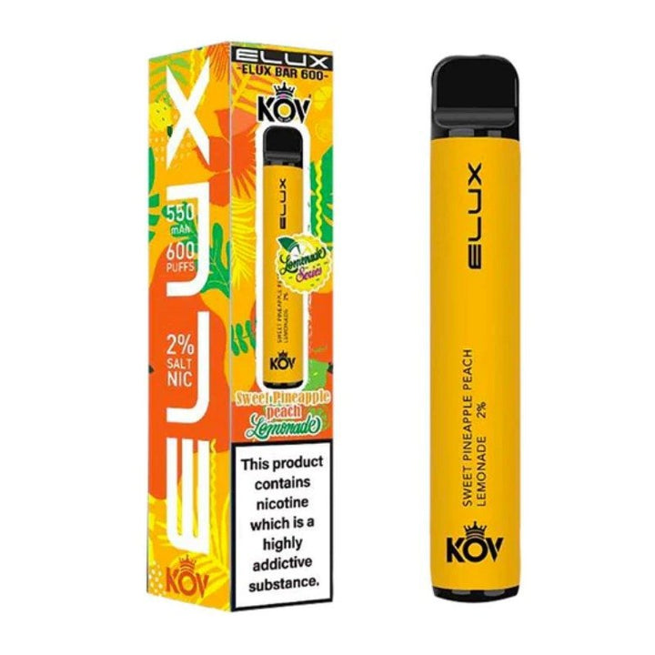 ELUX KOV Lemonade Series Bar 600 Puffs | 10 Pack - Vapingsupply