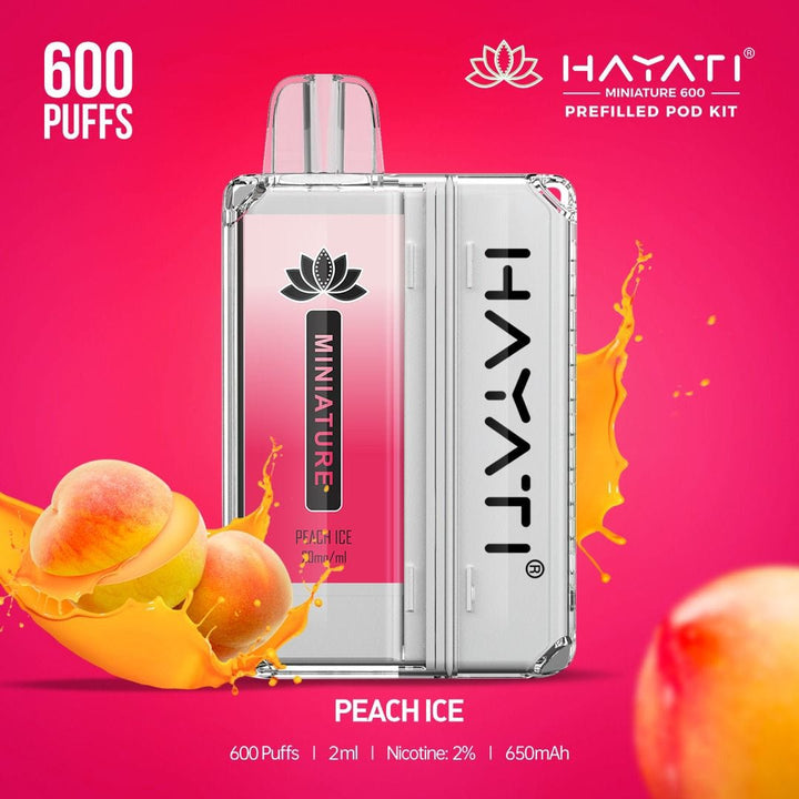 Hayati DISPOSABLE PODS Hayati Miniature 600 Prefilled Pod Kit - Box of 10