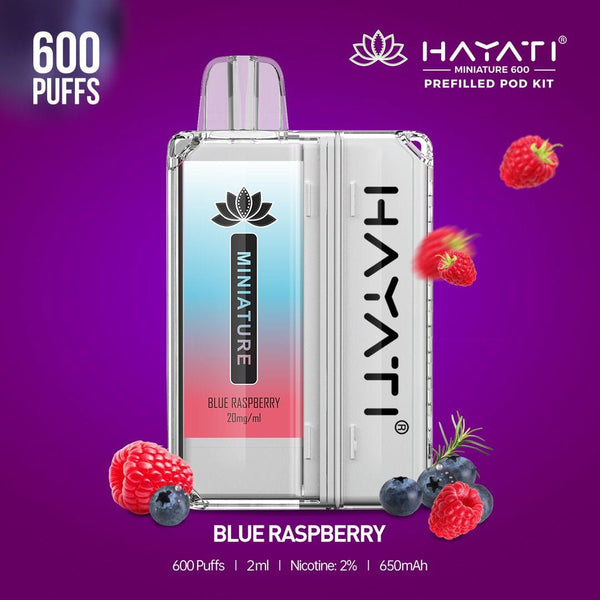 Hayati Miniature 600 Prefilled Pod Kit - Box of 5 - Vapingsupply