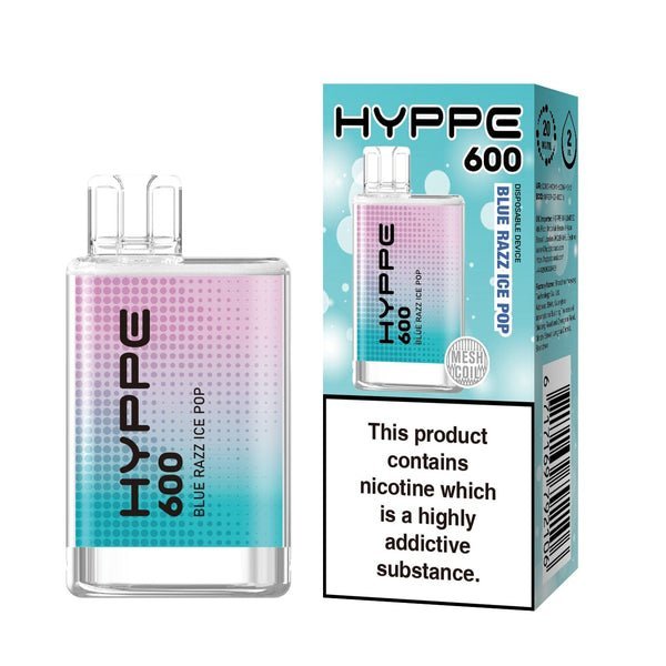 Hyppe 600 Crystal Disposable Vape Pod - Box of 10 - Vapingsupply