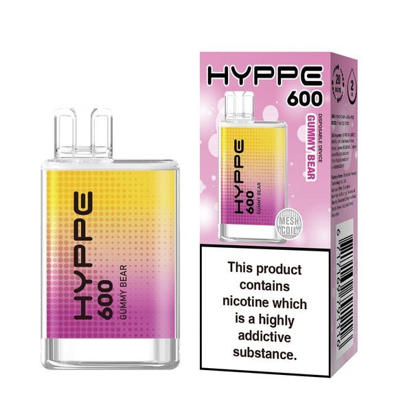 Hyppe 600 Crystal Disposable Vape Pod - Box of 10 - Vapingsupply