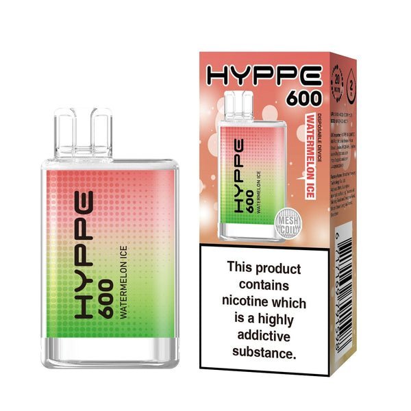 Hyppe 600 Crystal Disposable Vape Pod - Box of 10 - Vapingsupply