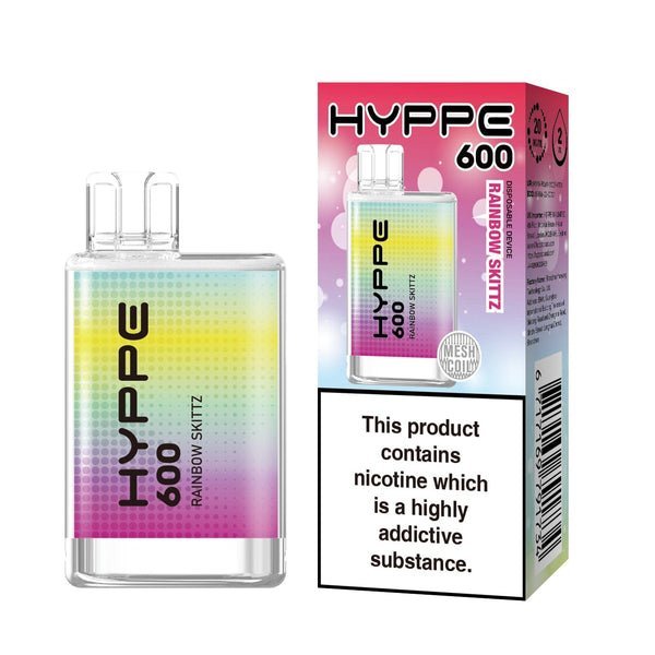 Hyppe 600 Crystal Disposable Vape Pod - Box of 10 - Vapingsupply