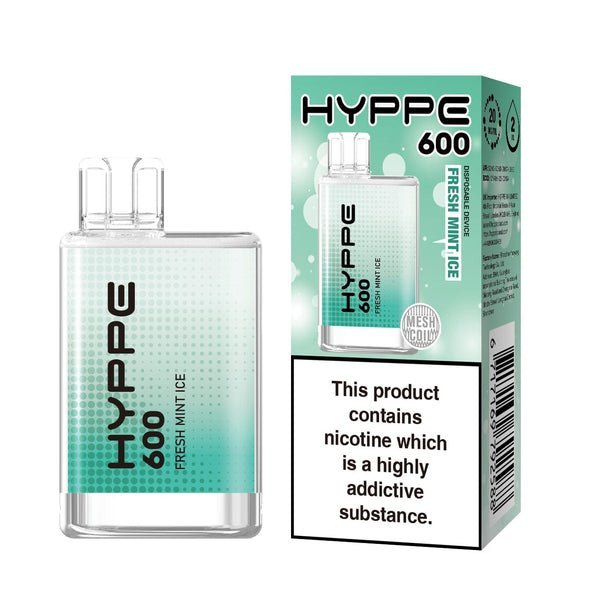 Hyppe 600 Crystal Disposable Vape Pod - Box of 10 - Vapingsupply