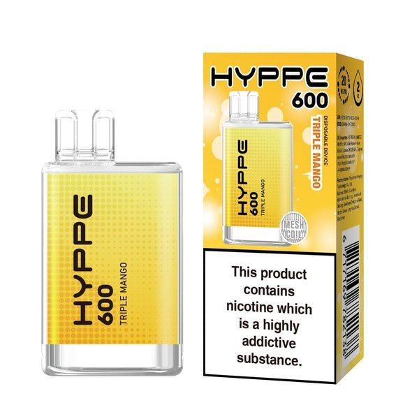 Hyppe 600 Crystal Disposable Vape Pod - Box of 10 - Vapingsupply