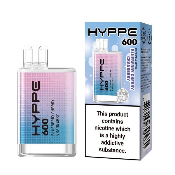 Hyppe 600 Crystal Disposable Vape Pod - Box of 10 - Vapingsupply