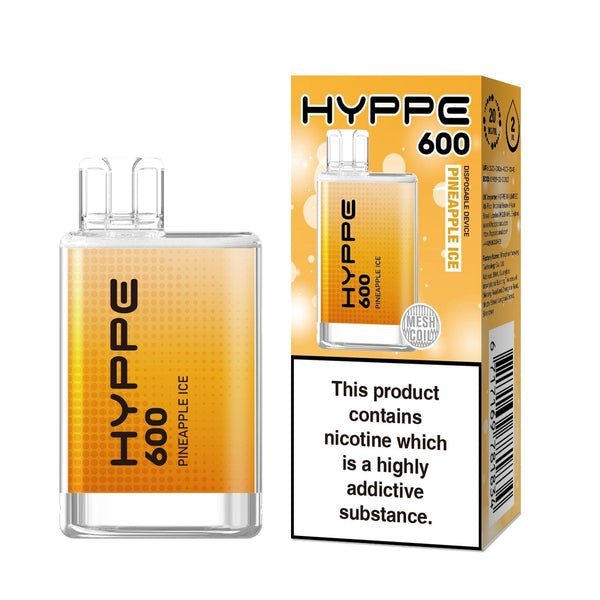 Hyppe 600 Crystal Disposable Vape Pod - Box of 10 - Vapingsupply