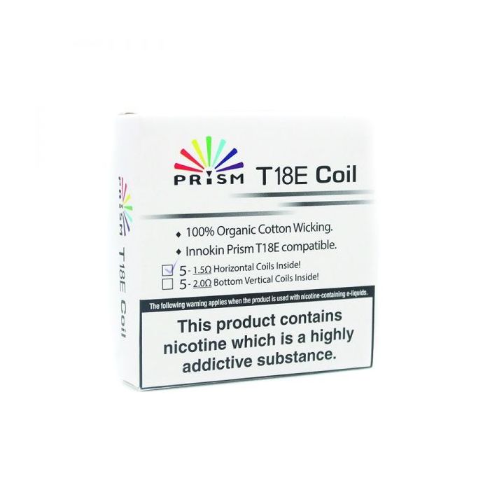 Innokin T18E Coils 2.0 Ohm-Pack of 5 - Vapingsupply