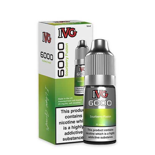 IVG 6000 Nic Salt 10ml Bottle Box of 10 - Vapingsupply