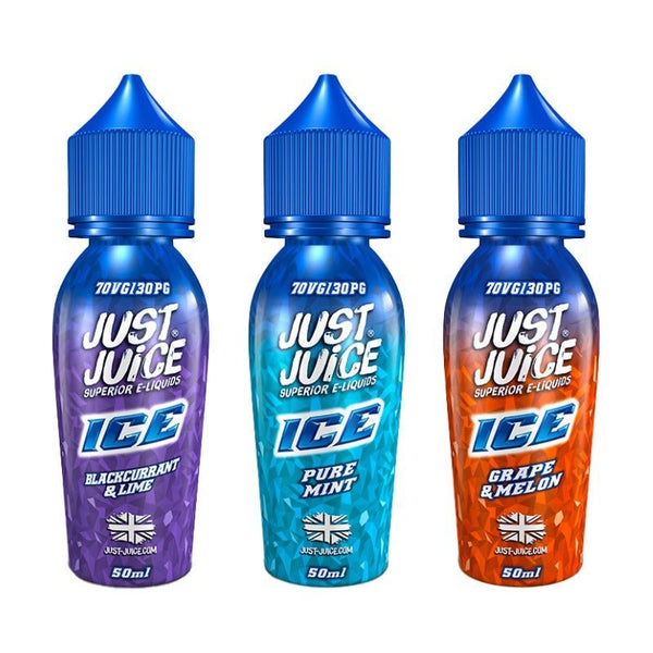 Just Juice Ice Range 50ml Shortfill E-liquids - Vapingsupply
