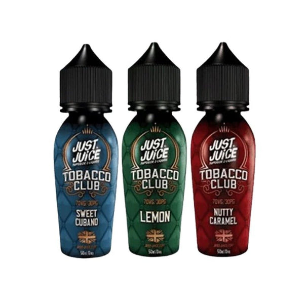 Just Juice Tobacco Club 50ml Shortfill - Vapingsupply