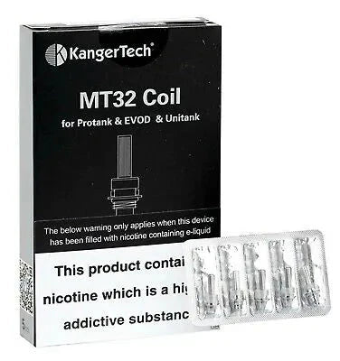 KangerTech MT32 Coil-Pack of 5 - Vapingsupply