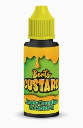 Kingston Berts Custard 100ML Shortfill - Vapingsupply