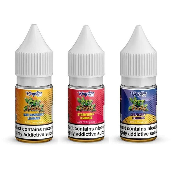 Kingston Salt Get Fruity Nic Salt - 10ml E-Liquid- Box of 10 - Vapingsupply