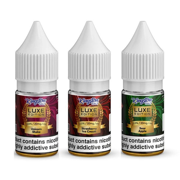 Kingston Salt Luxe Edition E-Liquids Nic Salt-10ml- Box of 10 - Vapingsupply