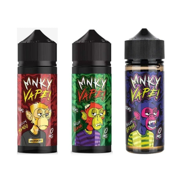 Mnky Vape 100ml E-liquid Shortfill - Vapingsupply