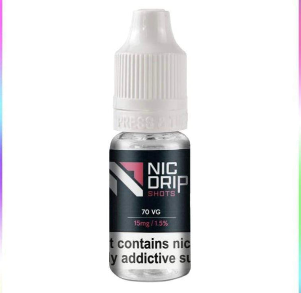 NIC DRIP - 70VG - 15MG - NICOTINE SHOT - Vapingsupply