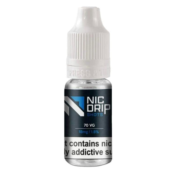 NIC DRIP - 70VG - 18MG - NICOTINE SHOT - Vapingsupply