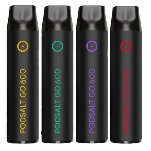 Pod Salt GO 600 Disposable Vape Puff Pod Box of 10 - Vapingsupply