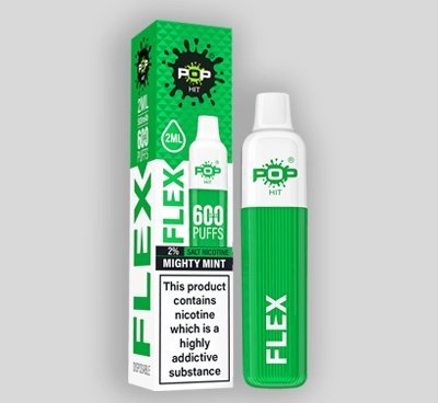 Pop Hit Flex 600 Disposable Vape Pod Pen Box of 10 - Vapingsupply