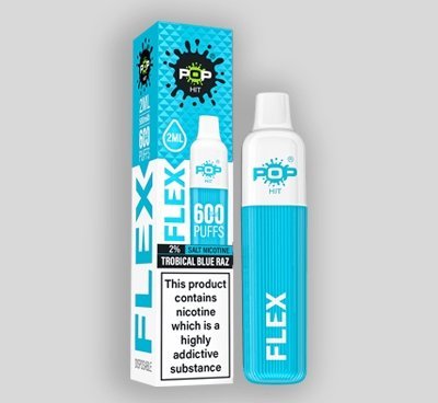 Pop Hit Flex 600 Disposable Vape Pod Pen Box of 10 - Vapingsupply