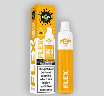 Pop Hit Flex 600 Disposable Vape Pod Pen Box of 10 - Vapingsupply