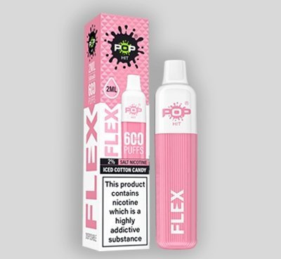 Pop Hit Flex 600 Disposable Vape Pod Pen Box of 10 - Vapingsupply