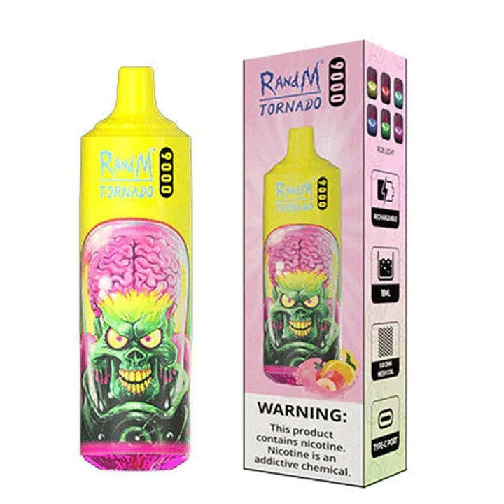 R and M Tornado 9000 Disposable Vape Pod Box of 10 - Vapingsupply