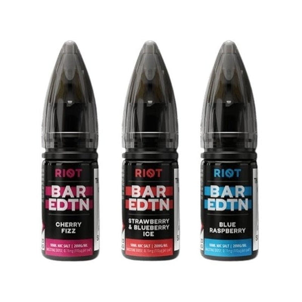 Riot Squad Bar Edition Nic Salt 10ml E-liquids - Box of 10 - Vapingsupply