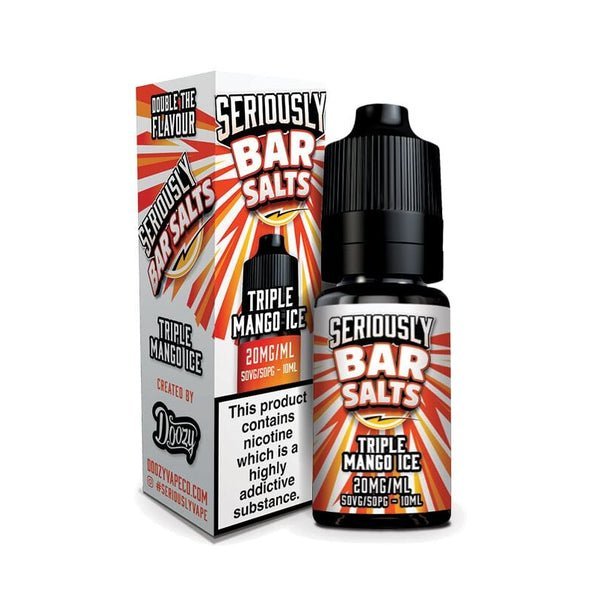 Seriously Bar Salt 10ml E-liquids Nic Salts - Box of 10 - Vapingsupply