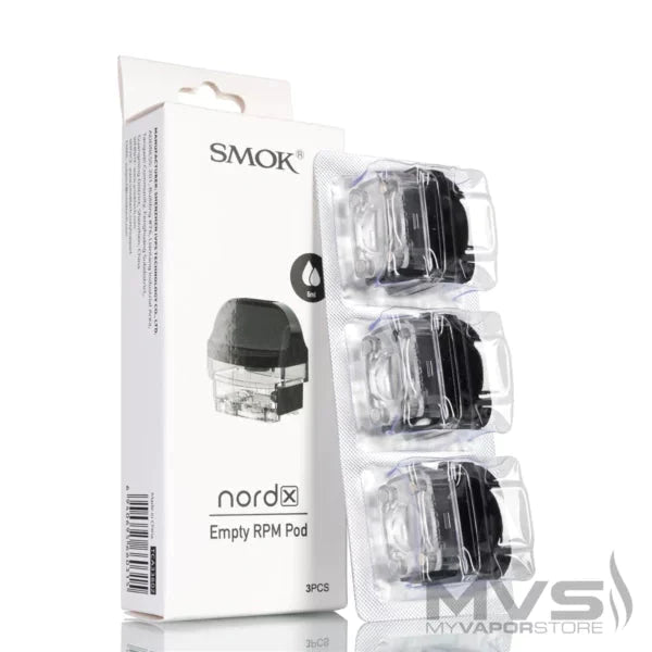 Smok Nord X empty RPM Pod 4.5ML- Pack of 3 - Vapingsupply