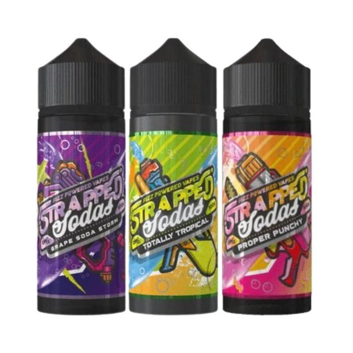 Strapped Sodas 100ML Shortfill - Vapingsupply