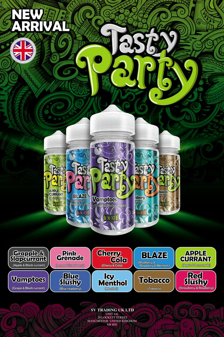 Tasty Party 100ml Shortfill - Vapingsupply