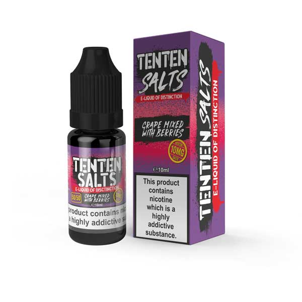 Ten Ten Nic Salts 10ml E-liquids - Box of 10 - Vapingsupply