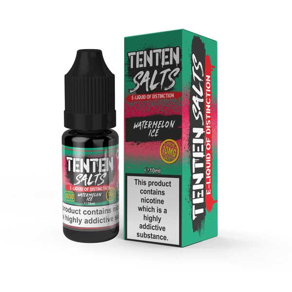 Ten Ten Nic Salts 10ml E-liquids - Box of 10 - Vapingsupply