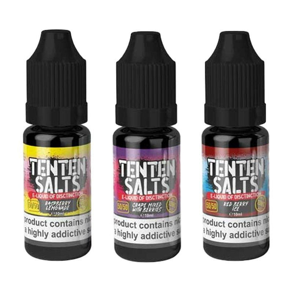 Ten Ten Nic Salts 10ml E-liquids - Box of 10 - Vapingsupply